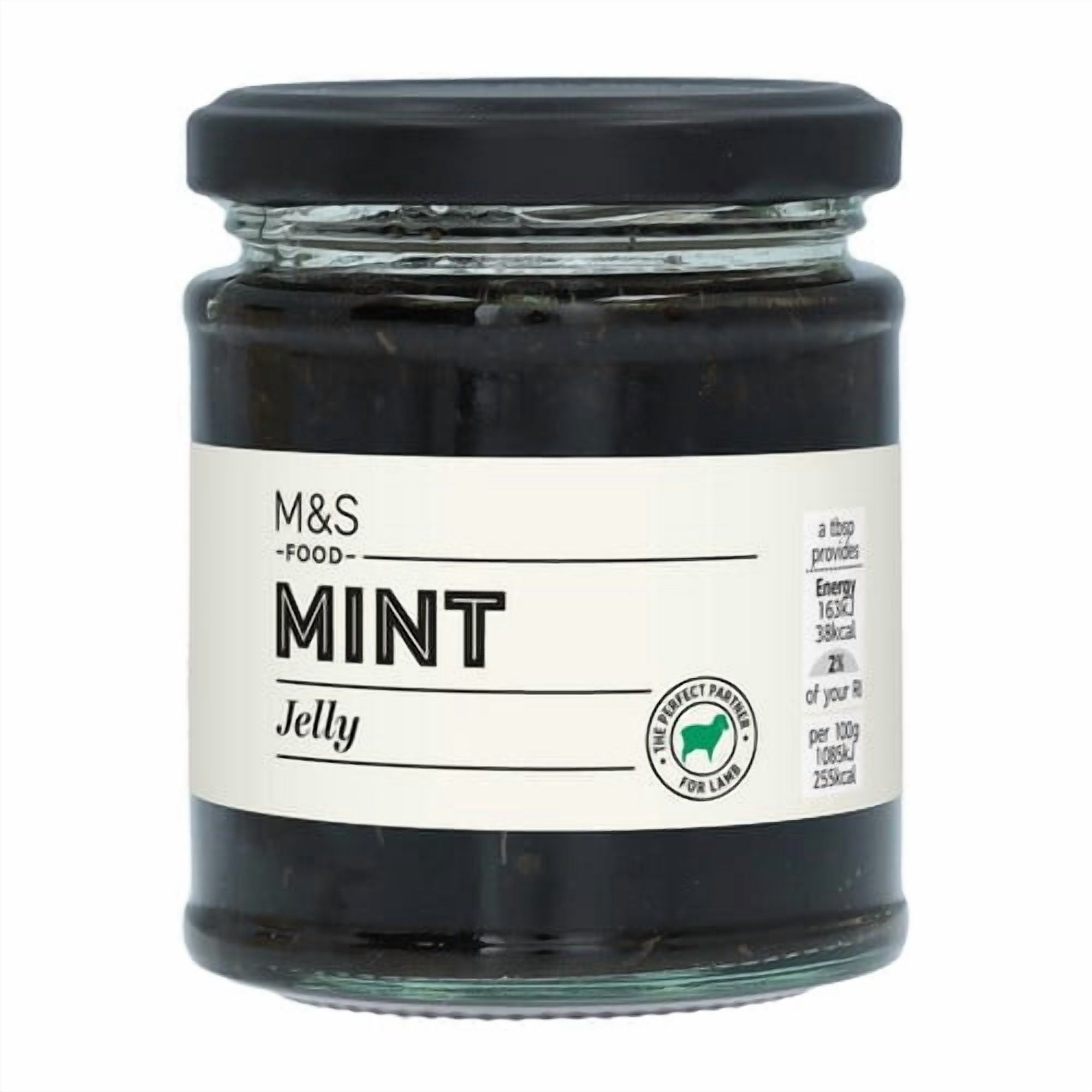 M&S Mint Jelly 215g, British Import (Pack of 2)