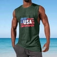 thumbnail image 2 of BRGZLK Mens Tank Tops Beach Summer Sleeveless Shirts Fashion Independence Day Printed Vacation Tanks Muscle Gym Tank Top, 2 of 6