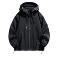 thumbnail image 1 of Cinvoph Vestes Imperméables pour Femmes Randonnée Athlétique Coupe-Vent Manteau Décontracté à Fermeture Éclair, 1 of 5