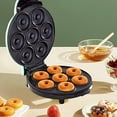 thumbnail image 3 of Shakven máquina para Hacer donas - donas pequeñas | La máquina rosquillas Pastel Calentamiento Doble Cara Antiadherente Hace 7 rosquillas en Minutos para el hogar, 3 of 5