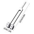 thumbnail image 3 of 128 hz Healing Instrument, Nourial Tuning Fork, 128 hz Tuning Fork, Metal Sound Vibration Tool for Relaxation, Daily Use, Includes Mallet, Storage Pouch, 3 of 9