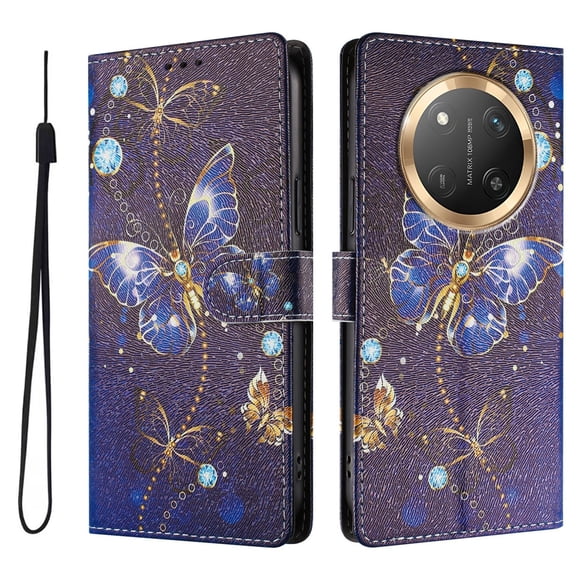 FOXDOCK Funda Tipo Cartera para Honor Magic 7 Lite con Soporte y Correa – Diseño de Patrones Lindos