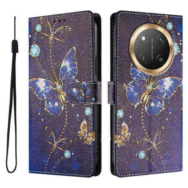 FOXDOCK Funda Tipo Cartera para Honor Magic 7 Lite con Soporte y Correa – Diseño de Patrones Lindos
