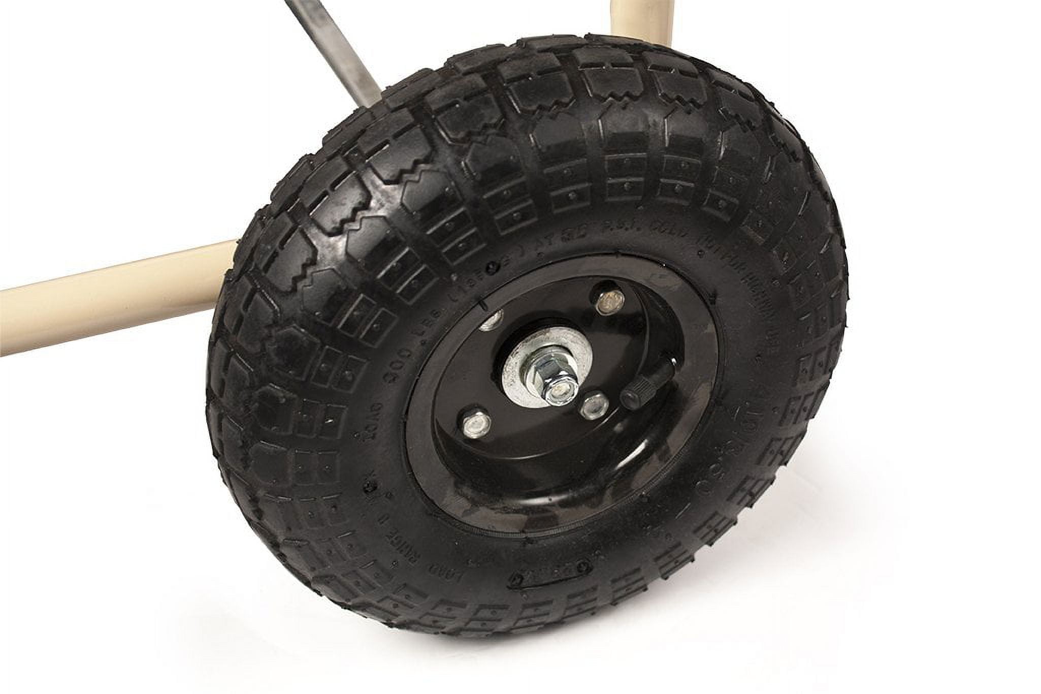 Liberty Garden 870 Industrial 4 Wheel 300 Foot Steel Frame Water Hose Reel Cart
