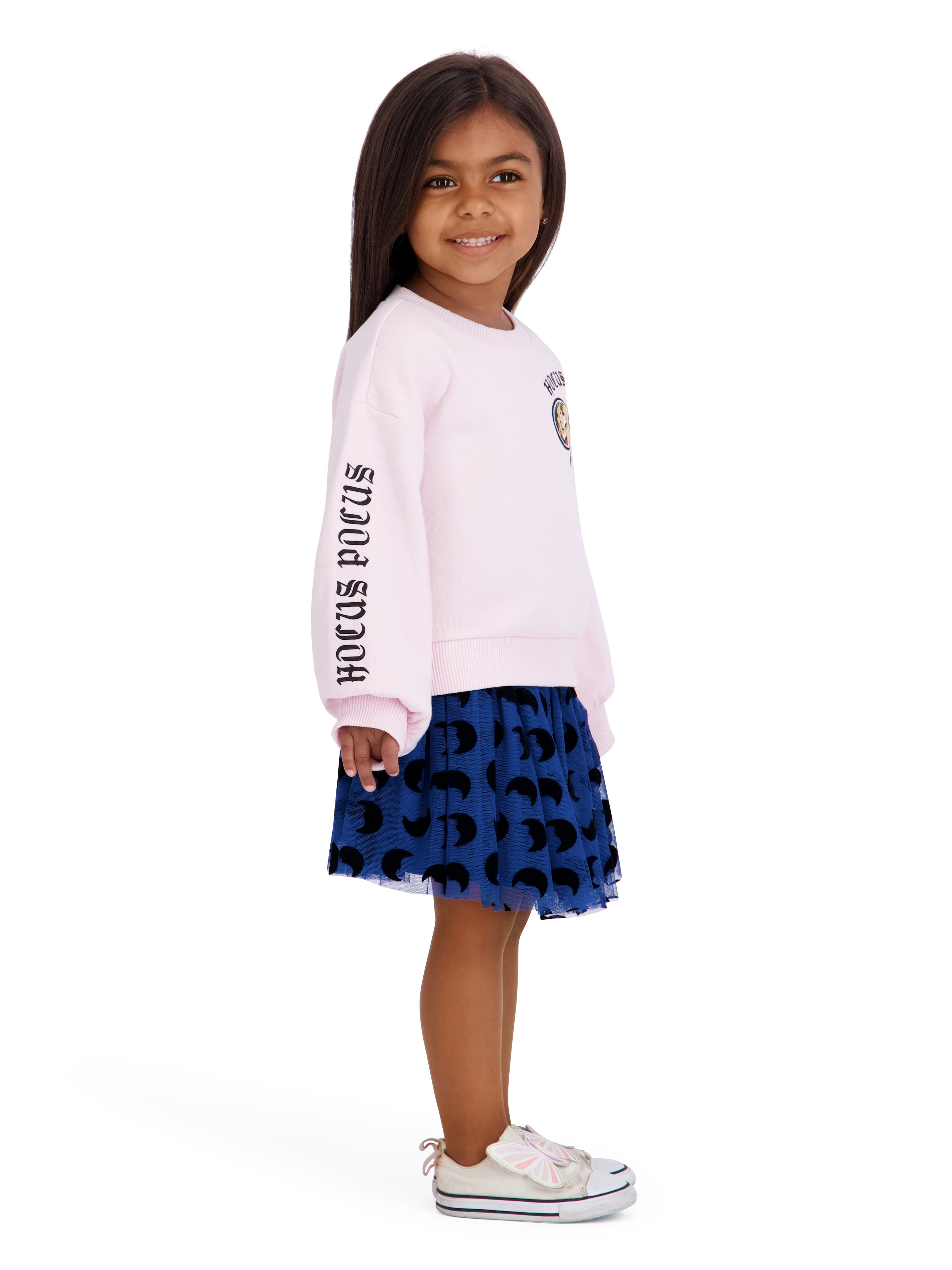 Hocus Pocus Toddler Girls 3 Piece Tutu Skirt Set, Sizes 12M-5T