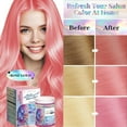 thumbnail image 2 of Vegan Semi Permanent Hair Color Mask - Color Depositing Conditioner for Color-Treated Hair - Ammonia, Paraben, Sulfate & Cruelty-Free - Enhances & Tones Hair - Plant-Based Formula (ROSE GOLD, 300 ML), 2 of 7