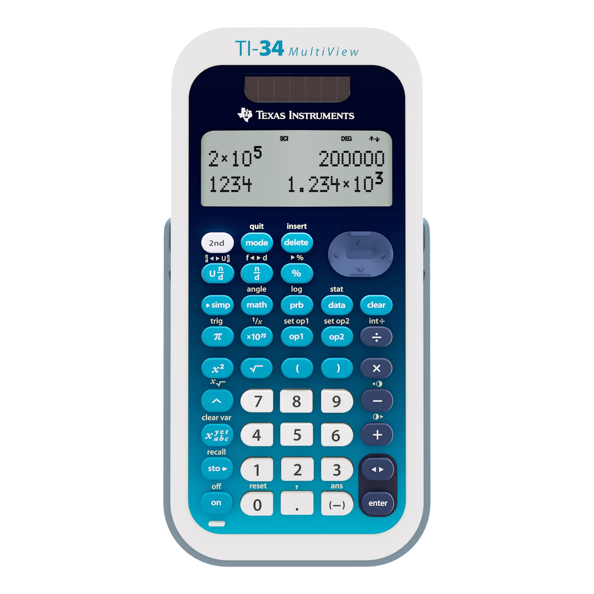 TI-34 MultiView Advanced Fraction Scientific Calculator