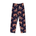 thumbnail image 4 of Xecao Leopard Print Men's Straight Lounge Pajama Pants: The Ultimate in Comfortable Sleepwear, 4 of 9