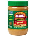 thumbnail image 2 of (6 pack) Teddie All Natural Smooth Peanut Butter, 26 oz, 2 of 9