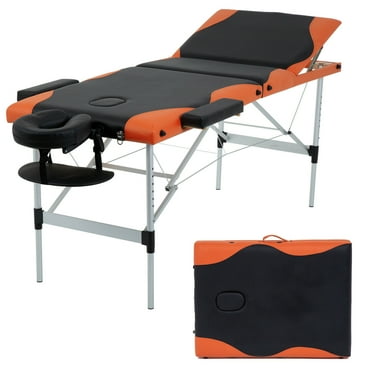 Massage Table Massage Bed 83 inch Spa Bed 3 Folding Portable Massage Table