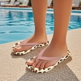 thumbnail image 5 of Psesaysky Little Kid Girls Boys Beach Pool Flip Flops Cute Leopard Print Sandals Water Shoes Size 12.5, 5 of 7