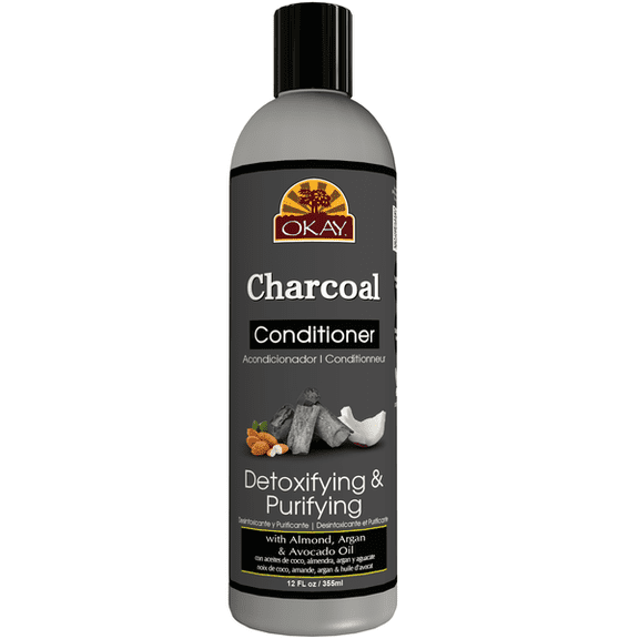 OKAY CHARCOAL DETOXIFYING & PURIFYING CONDITIONER 12oz / 355ml