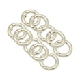 thumbnail image 3 of Abbracc 10Pcs 0.9inch Round Carabiner Snap Clips O Buckles Clamp Metal Durable for Bag, 3 of 7
