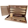 thumbnail image 1 of WE Games Travel Wood Inlaid Backgammon Board Game Set - 19 in., 1 of 11