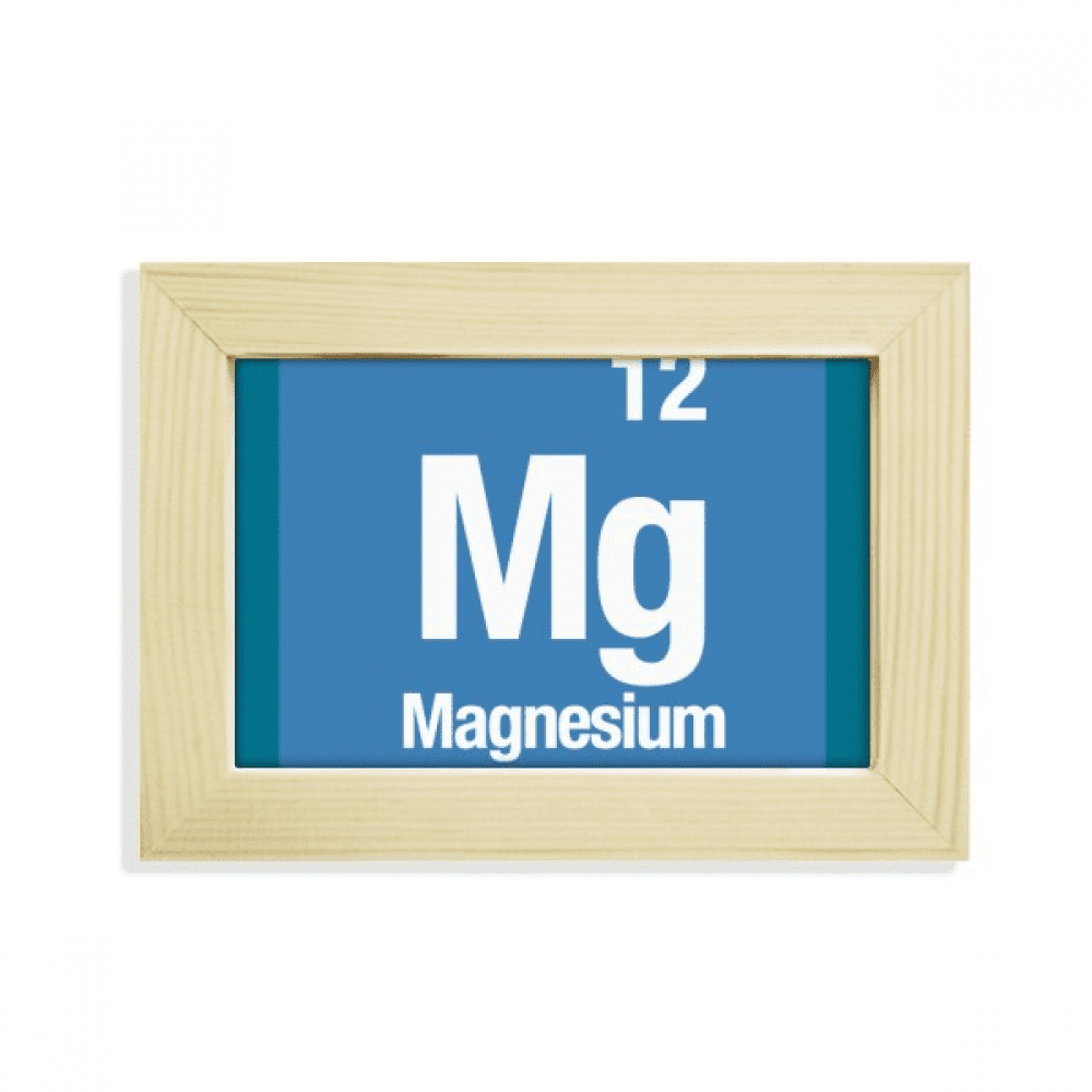 Mg Magnesium Checal Element chem Desktop Decorate Photo Frame Picture
