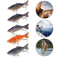 thumbnail image 4 of Hyasfey 10CM/16G Multi-Jointed Fishing Lure with Hooks 7-Section 3D Swimbait Bionic Hard Artificial Bait Freshwater Saltwater Bass Trout Fishing Accessories, 4 of 7