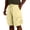 (New31)Yellow, variant on Thousandth Men's Lightweight Fashionable Zipper Multi Pocket Breathable Hiking Cargo Shorts Plus Size Drawstring Running Pants Bandage Elastic Waist Casual Shorts