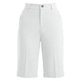 thumbnail image 4 of Landzoo Women'S Shorts Solid Color Elastic Waist With Pockets Summer Quick Dry Women Shorts Size S White, 4 of 4