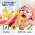 thumbnail image 5 of Sperric Baby Teething Toys Teether For Newborn Infants Freezer Safe BPA Free Infant Silicone Teethers Soothe Babies Gums, (5 Pack), 5 of 6