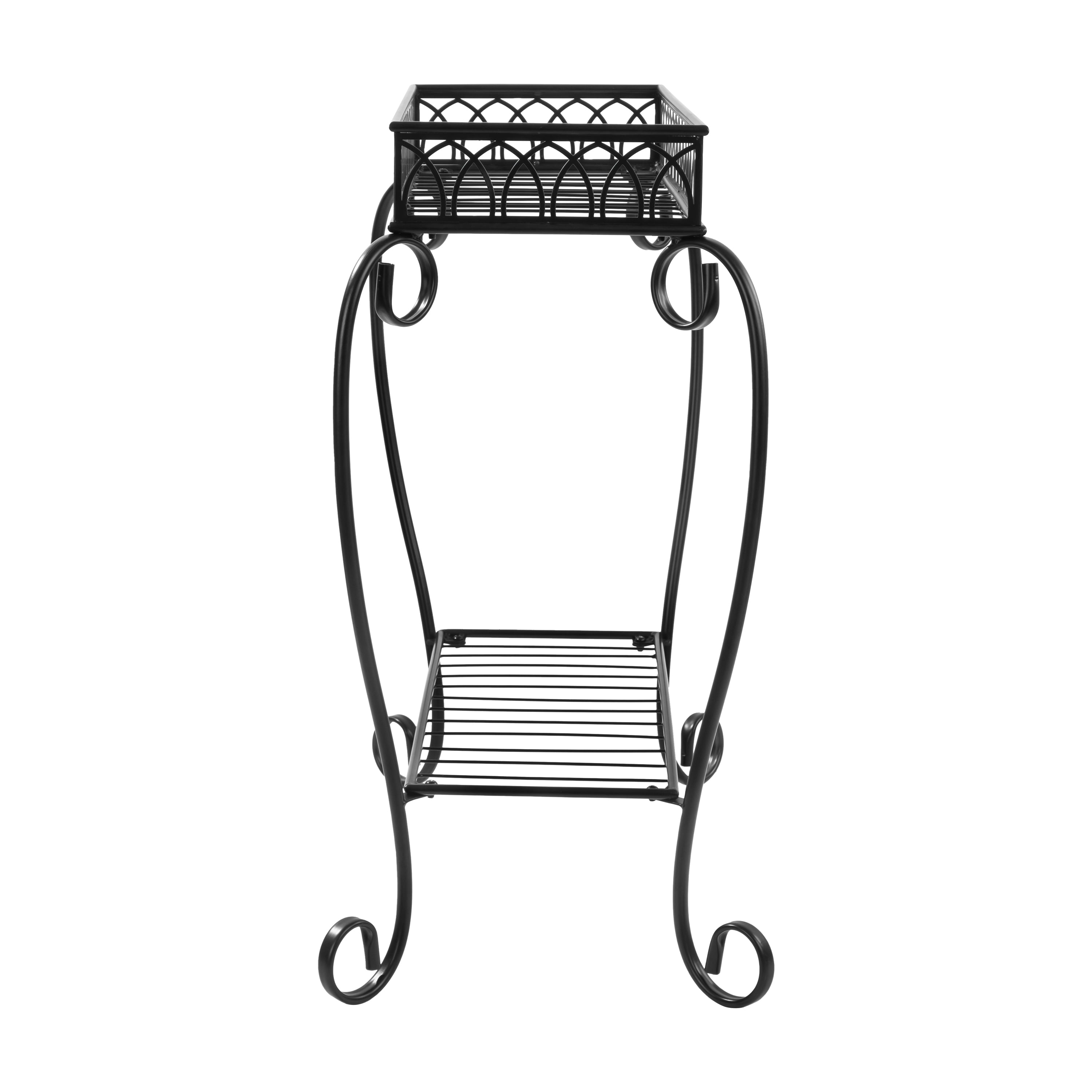 Mainstays Traditional 2-Tier Plant Stand, 26" L x 13" W x 26" H