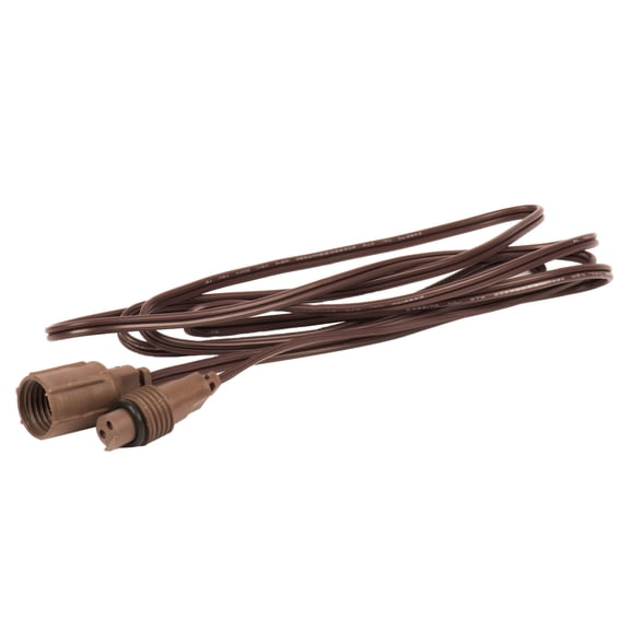 Vickerman 6' Coaxial Extension Cord for X6B6601PBG 50Lt Coaxal LED Set, 6/Bag. Brown Wire.