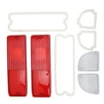 Tail Light Reverse Lenses with Gaskets 110215 Red Housing Rear Light