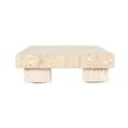 thumbnail image 4 of Creative Co-Op Scandinavian Travertine Footed Charcuterie Board, Beige, 4 of 9