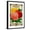 Black Frame, variant on Art.com Zinnias Seed Packet Art Print by Lantern Press, Brown Frame Wall Art, 21" x 29"