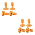 thumbnail image 2 of Toystoory 4X tapa protectora toldo Protector tienda suministros resistencia al desgaste mano de obra aislamiento exterior toldo barra cubierta Naranja 2Conjunto, 2 of 6