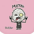thumbnail image 4 of Inktastic Metal Face Boys or Girls Baby Bib, 4 of 4
