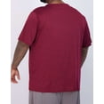 thumbnail image 4 of Real Essentials 3 Pack: Mens Big & Tall V-Neck Short-Sleeve Tech Stretch Dry-Fit T-Shirt (3X Tall-5X Tall), 4 of 6