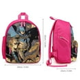 thumbnail image 3 of Batman Backpack, Casual Bookbag, Lightweight Durable Daypack, 12.6x9.4x5.9 Inch, 3 of 6