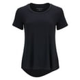 thumbnail image 3 of Boxercraft BW2105 Women's Bamboo Scoop Neck Tee-Black-XL, 3 of 4