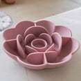 thumbnail image 2 of Dexypaws: Flower Slow Feeder - Blush Pink - Dog & Pet Mealtime Accessory, Fits Into Most 8" Bowls, Suction Base, Safe & Non-Toxic, Food-Grade Silicone, 2 of 7
