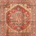 thumbnail image 1 of Ahgly Company Indoor Square Abstract Red Persian Area Rugs, 4' Square, 1 of 6
