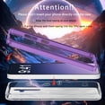 thumbnail image 2 of Dteck for Samsung Galaxy S24 Case with Screen Protector+Camera Protector, MIL-Grade Drop Protection Stylish Pattern Slim Shockproof Phone Cover for Galaxy S24,Purple, 2 of 10