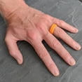 thumbnail image 2 of Orange Step Edge Breathable Comfort Fit Silicone Ring 9mm Bandwidth, 2 of 7