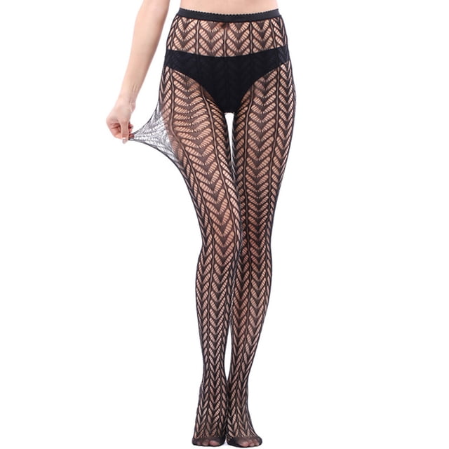HBFAGFB Bas Résille pour Femmes Taille Haute Tube Mode Creux Collants en Soie