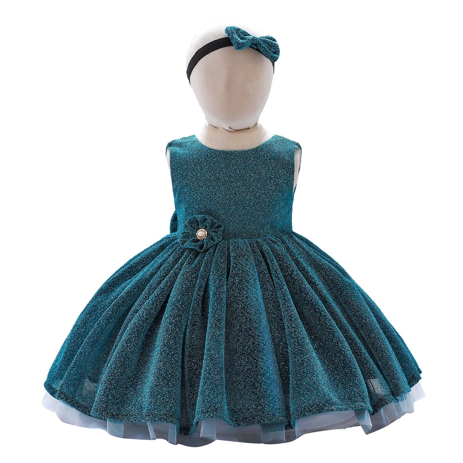 Toddler Girl Doll Collar Bowknot Design Mesh Long-sleeve Khaki Dress