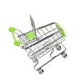 thumbnail image 4 of Jouets de Simulation de Mini Chariot de Courses pour Bébés et Enfants, Panier de Rangement de Supermarché, Chariot Jouet, 4 of 4