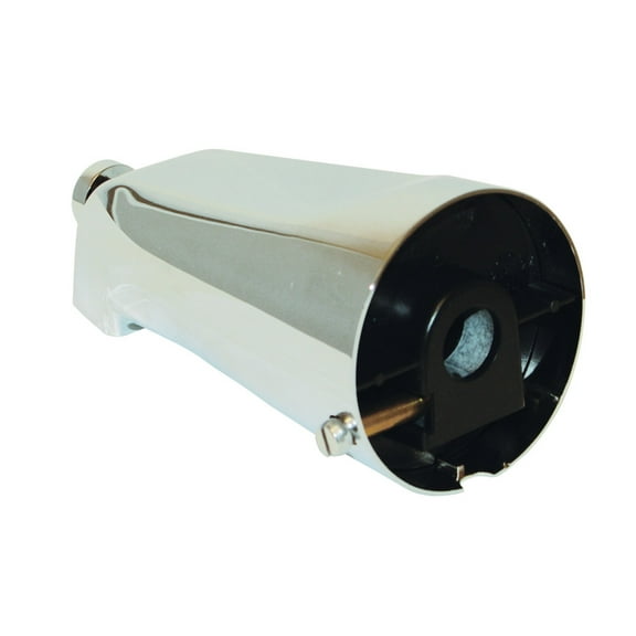 EZ-FLO 15126 Slip-On Diverter Spout with Set Screw, 5-1/8 inch, Chrome Faucets