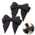 thumbnail image 1 of 1 Pair Shoe Clips Bowknot Rhinestones Shoe Embellishments Shoe Decorations, 1 of 9