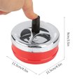 thumbnail image 4 of Push Down Ashtray, Rotating Self-Clearing Ashtray, Smoking Tool For Indoor, 4 of 8