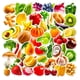 thumbnail image 5 of 50 hojas de pegatinas de frutas y verduras para portátiles, botellas de agua, juguetes, coches, neveras, comida, pegatinas despegables para niños que aprenden., 5 of 5