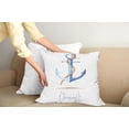 thumbnail image 3 of Ambesonne Ocean Throw Pillow Cover 2 Pack, Classic Sail Emblem, 16", Blue White Brown, 3 of 6