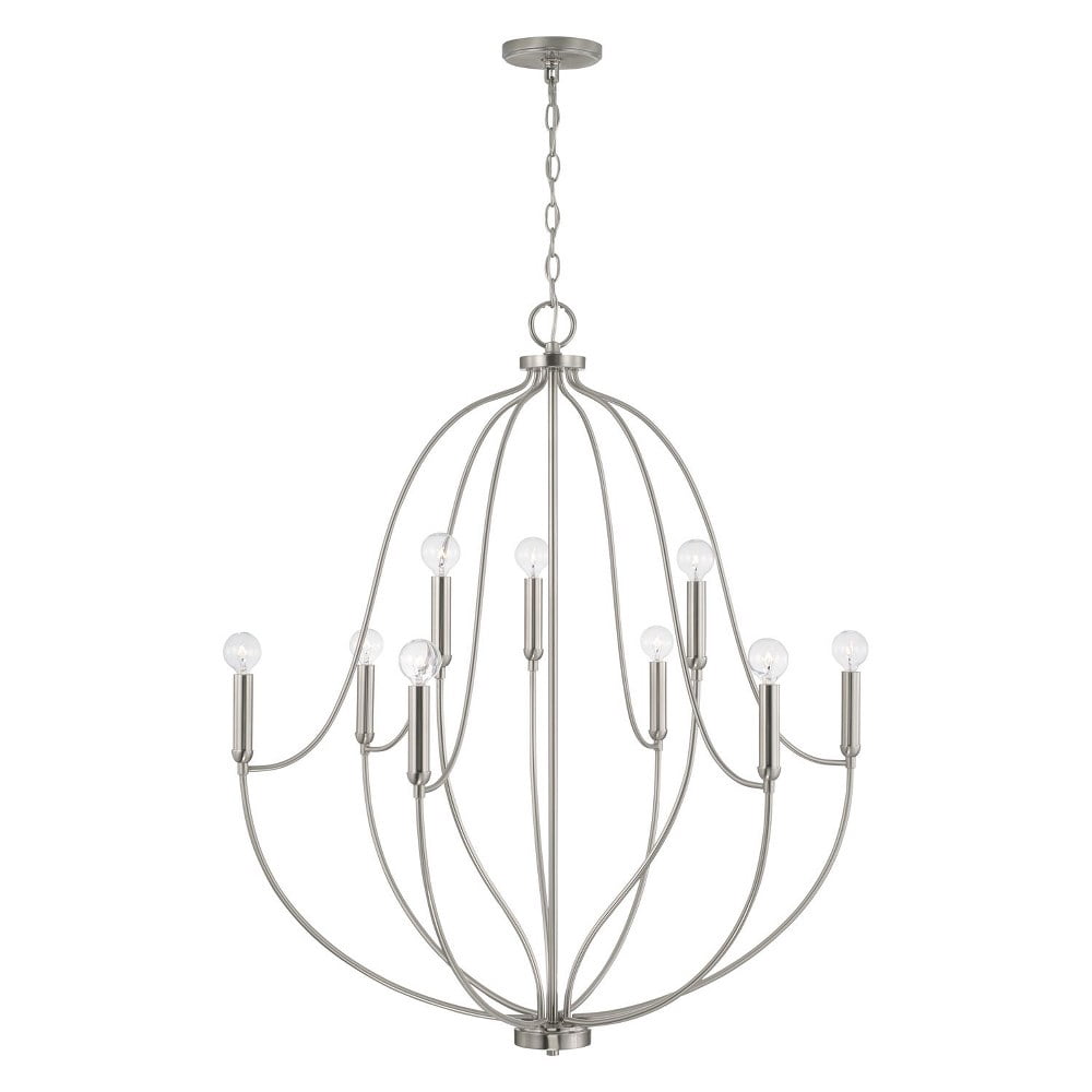 Capital Lighting 447091MB Madison 9 Light 33" Wide Abstract Chandelier - Black