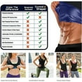 thumbnail image 6 of NIBOLOG Sauna Top Heat Trapping Round Neck Soft Women Body Shaper Sweat Suit Sleeve for Workout, 6 of 8