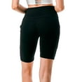 thumbnail image 5 of 2 Pack Women's High Waisted Biker Shorts With Pockets Tummy Control Active Bike Short, 5 of 5