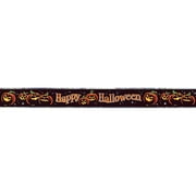 12' Foil Pumpkin Grin Halloween Banner