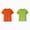 01a-ab, variant on 2PC Summer Outfits for Girls Boys and Girls Plain Print Short Sleeve T-Shirt Soft Basic Tees Kids Tshirts Sizes 2-11